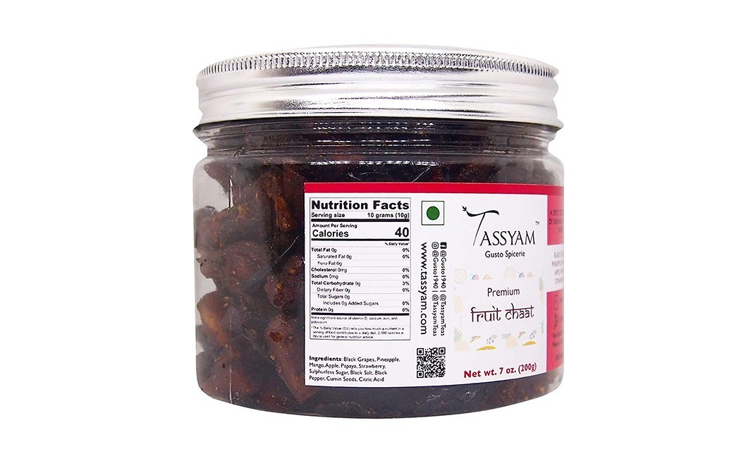 Tassyam Premium Fruit Chaat    Jar  200 grams